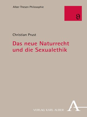 cover image of Das neue Naturrecht und die Sexualethik